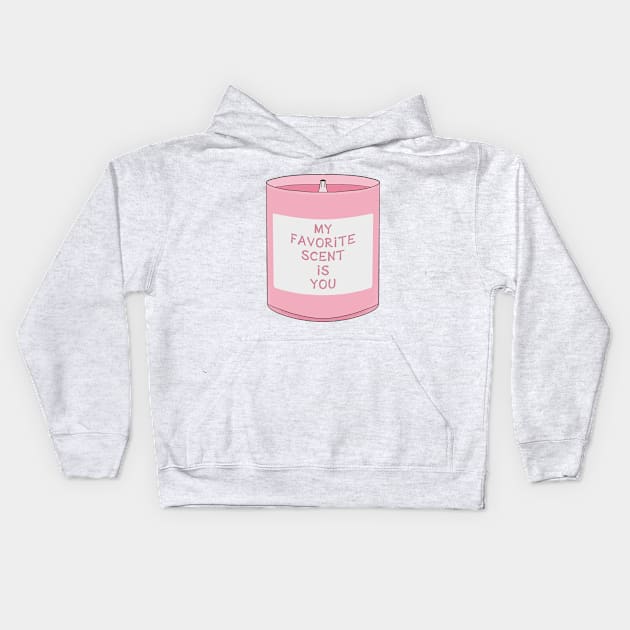 My Favorite Scent is you Kids Hoodie by DiegoCarvalho